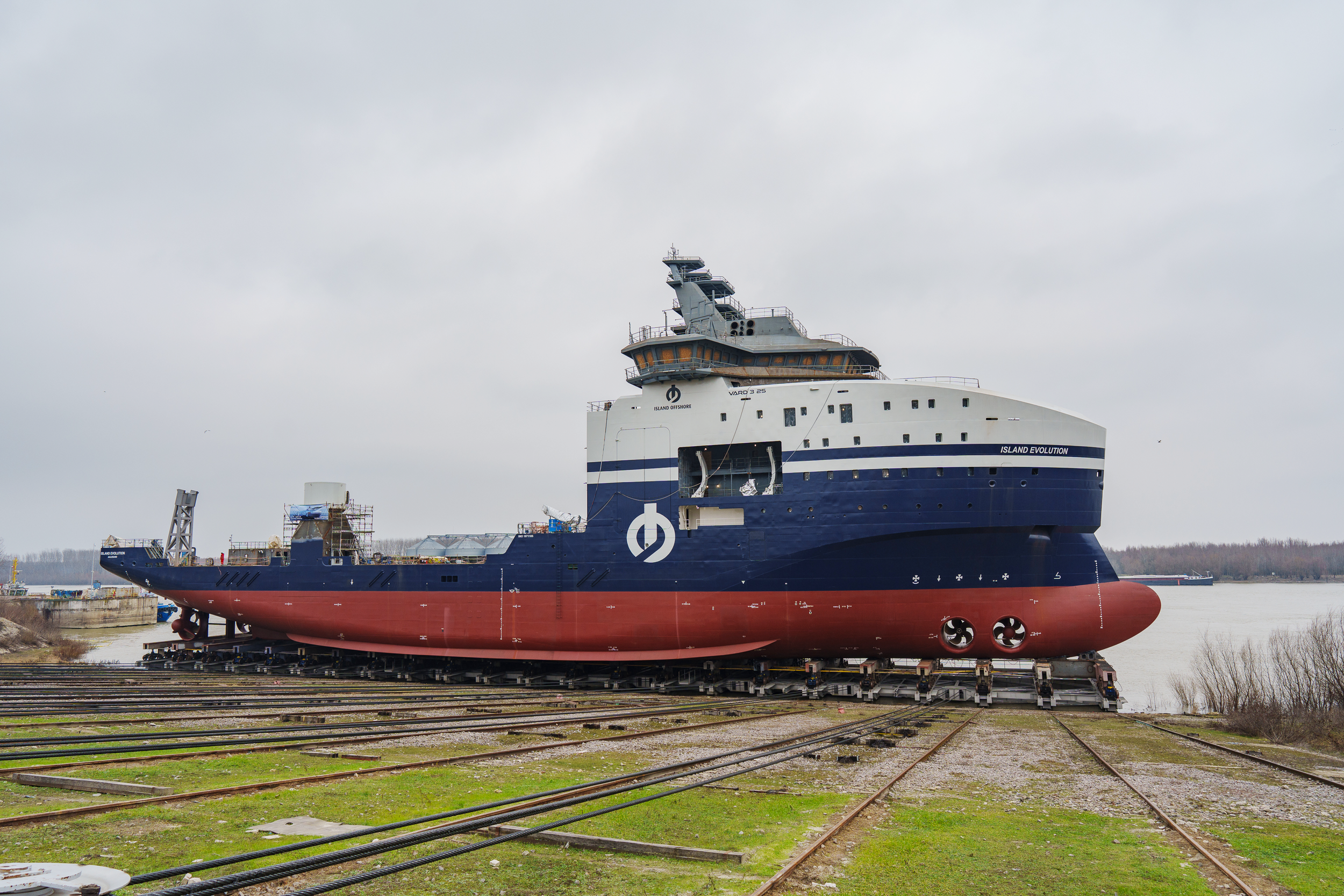 Launch of Island Evolution at Vard Braila