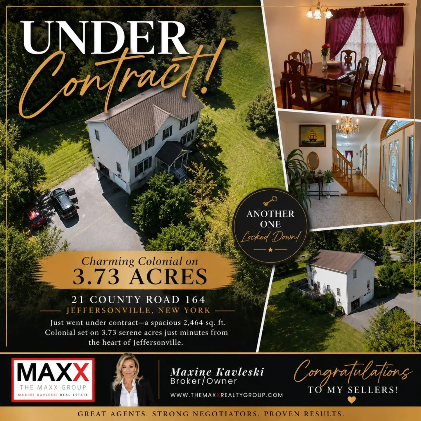 We just put this beautiful colonial UNDER CONTRACT! The market is heating 🔥 up! Call The Maxx Group today if you are thinking about selling!