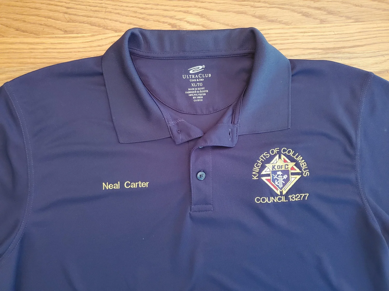 knights of columbus dress shirts Knights Of Columbus Long Sleeve Easy Care Button-Down Shirt, Light Blue / 3X-Large