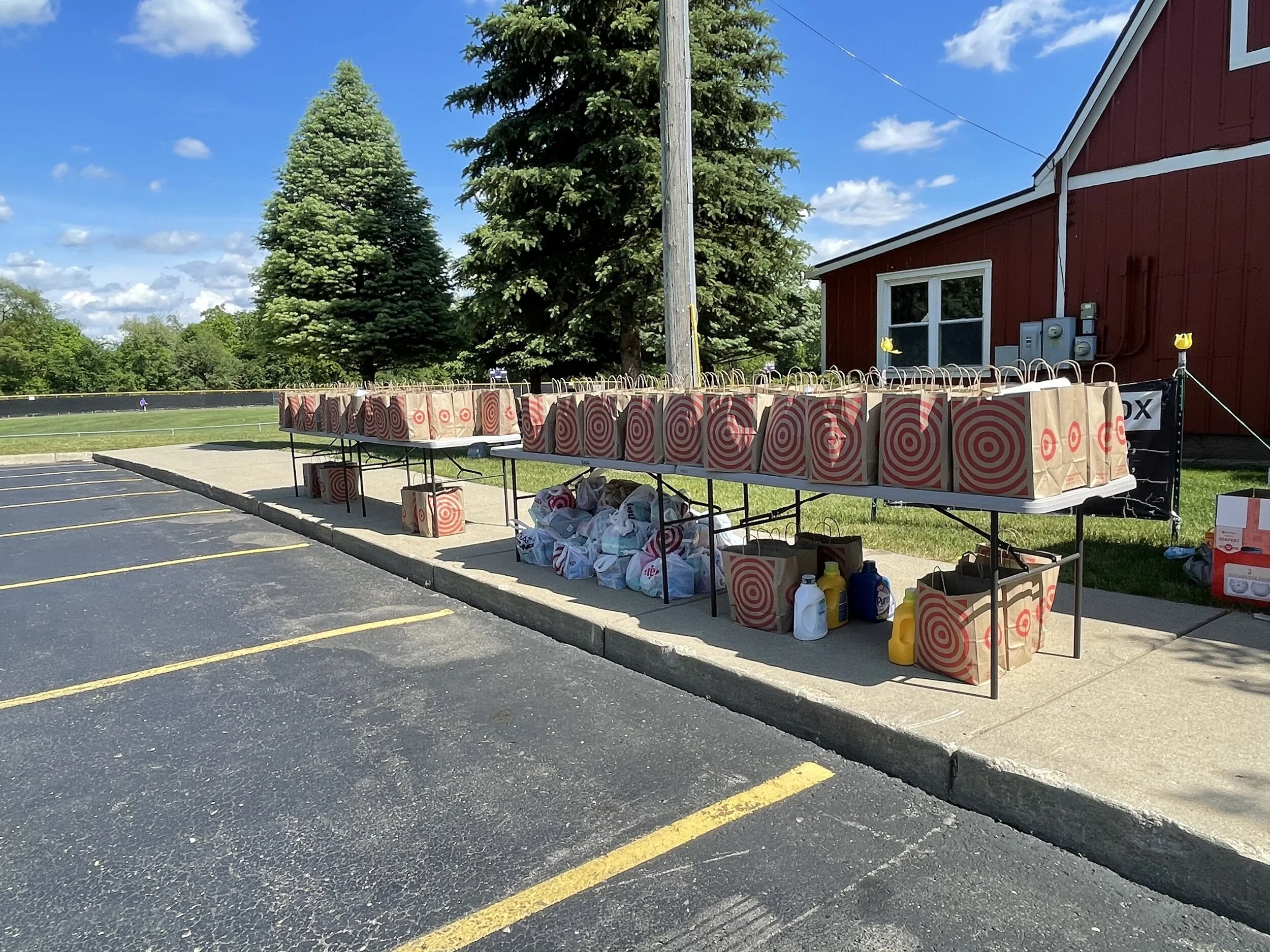 Here I am. Send me. Our First Blessing Box Distribution