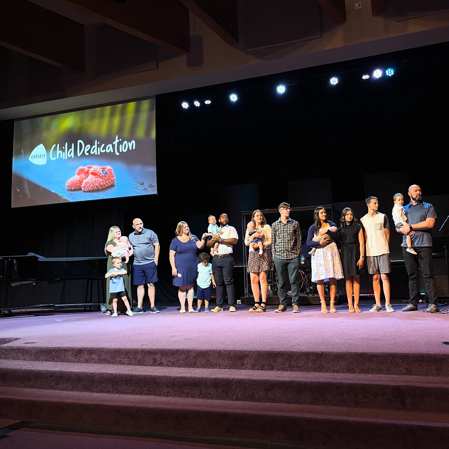 Yesterday we had the great joy to stand with four families as they dedicated their children to the Lord on Father&rsquo;s Day.