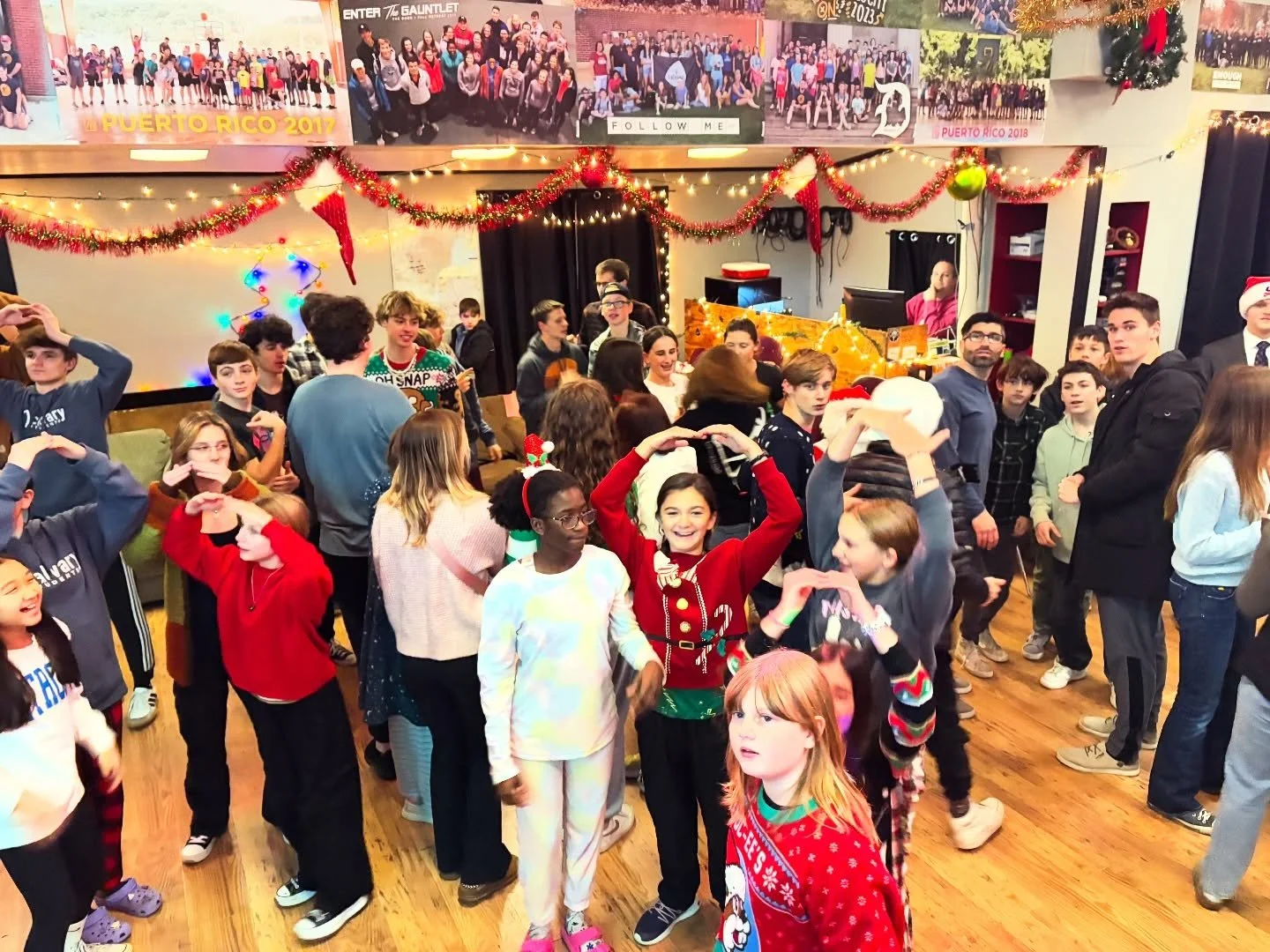 Our Very Merry Chick-mas Party is TONIGHT from 6:30-8pm in the Barn. This is a free event for all 6-12th grade students.

Games, prizes, Christmas music, cookies, ugly sweaters, and more!

WANT TO HELP OUT? Consider bringing some Christmas cookies to