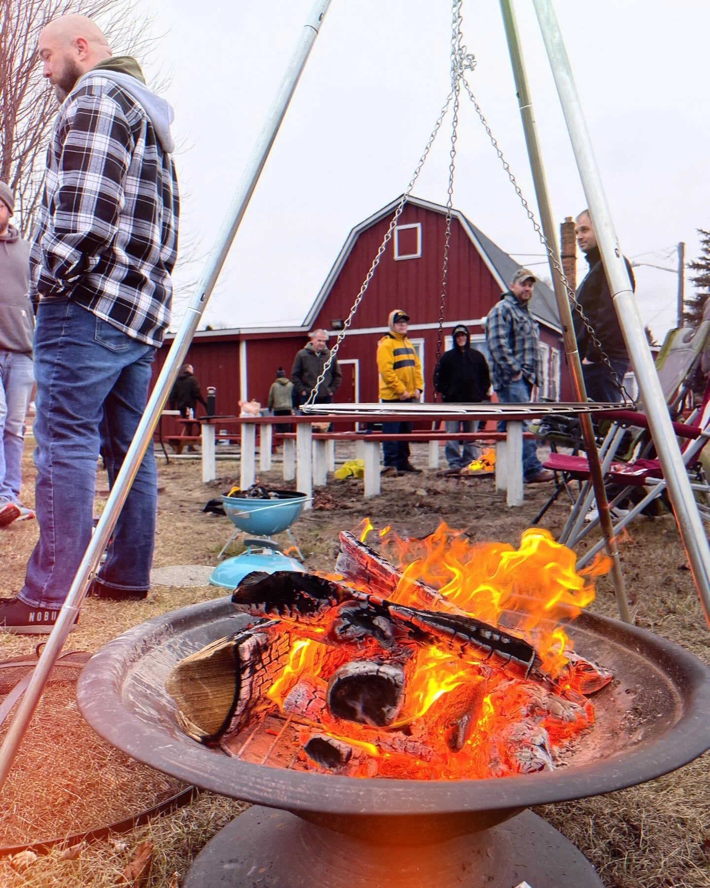 TOMORROW! All Calvary Men invited to join us for Fire &amp; Ice: evening of grilling, fellowship, and worship together, Saturday, February 21. We&rsquo;ll gather 5-7pm at the Barn. 

The first hour of our time will be spent grilling and enjoying vari