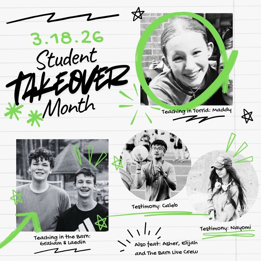Student Takeover continues TONIGHT!