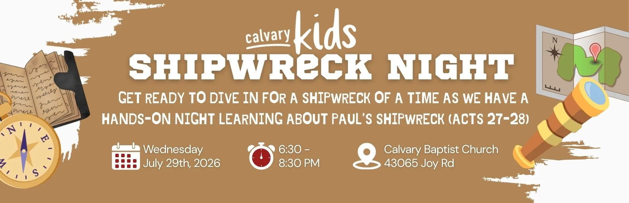 Calvary Kids Family Shipwreck Night