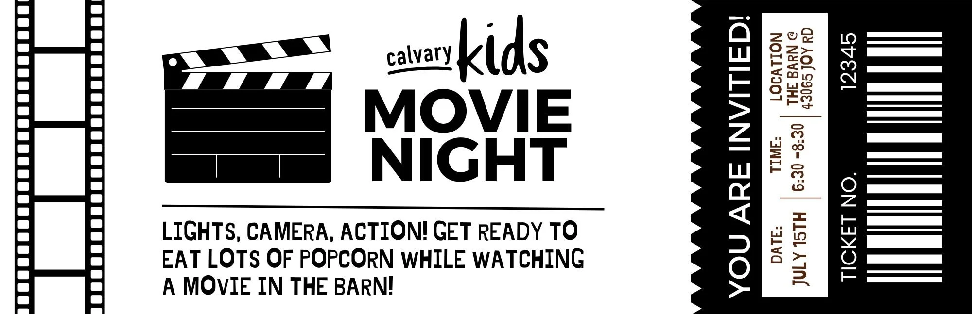 Calvary Kids Family Movie Night