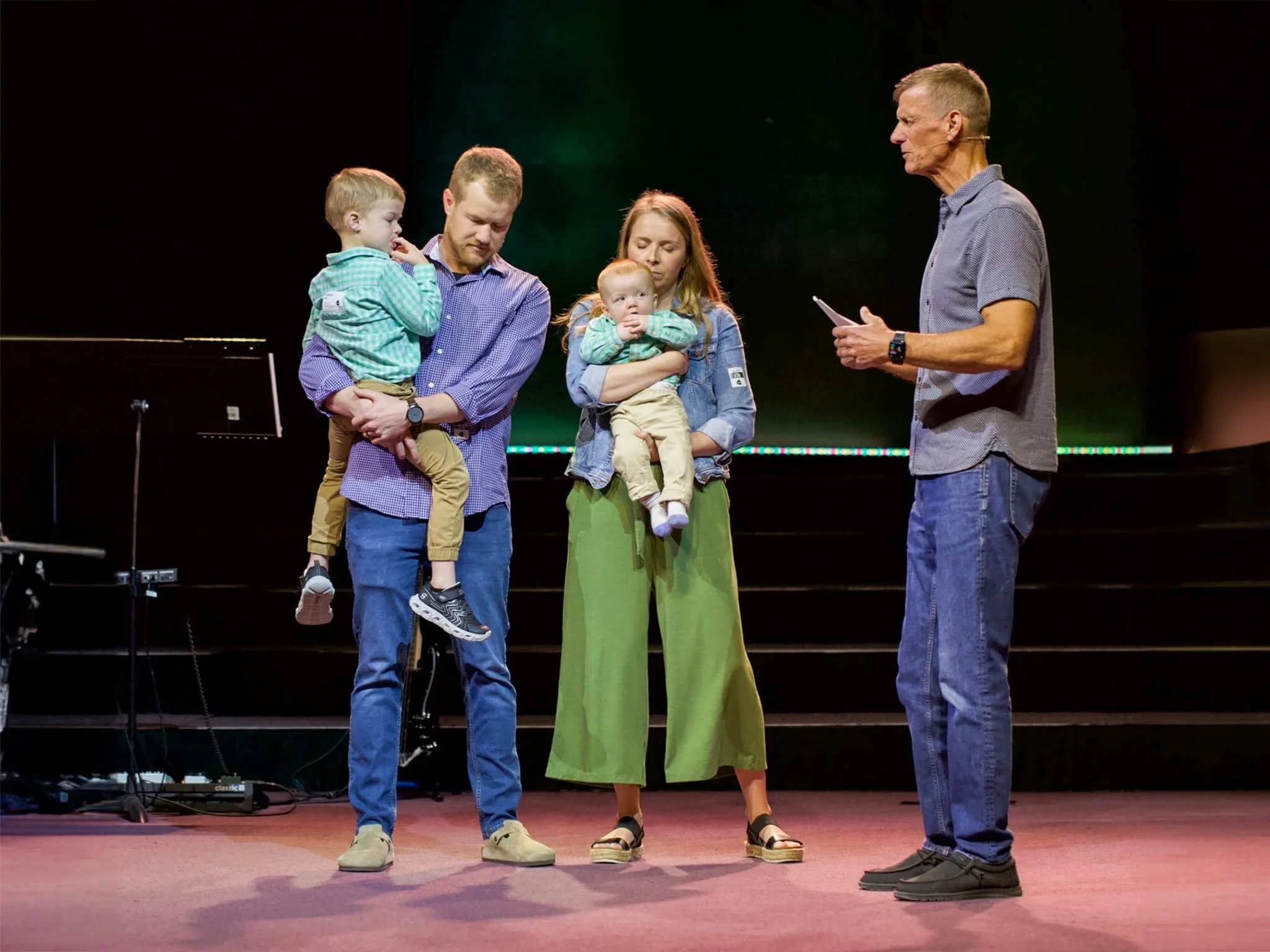 This past Sunday we had the joy to celebrate with the Bahr and Woodman families as they participated in Child Dedication. This church tradition provides an opportunity for the church body to celebrate the addition of a new child to the family, and fo