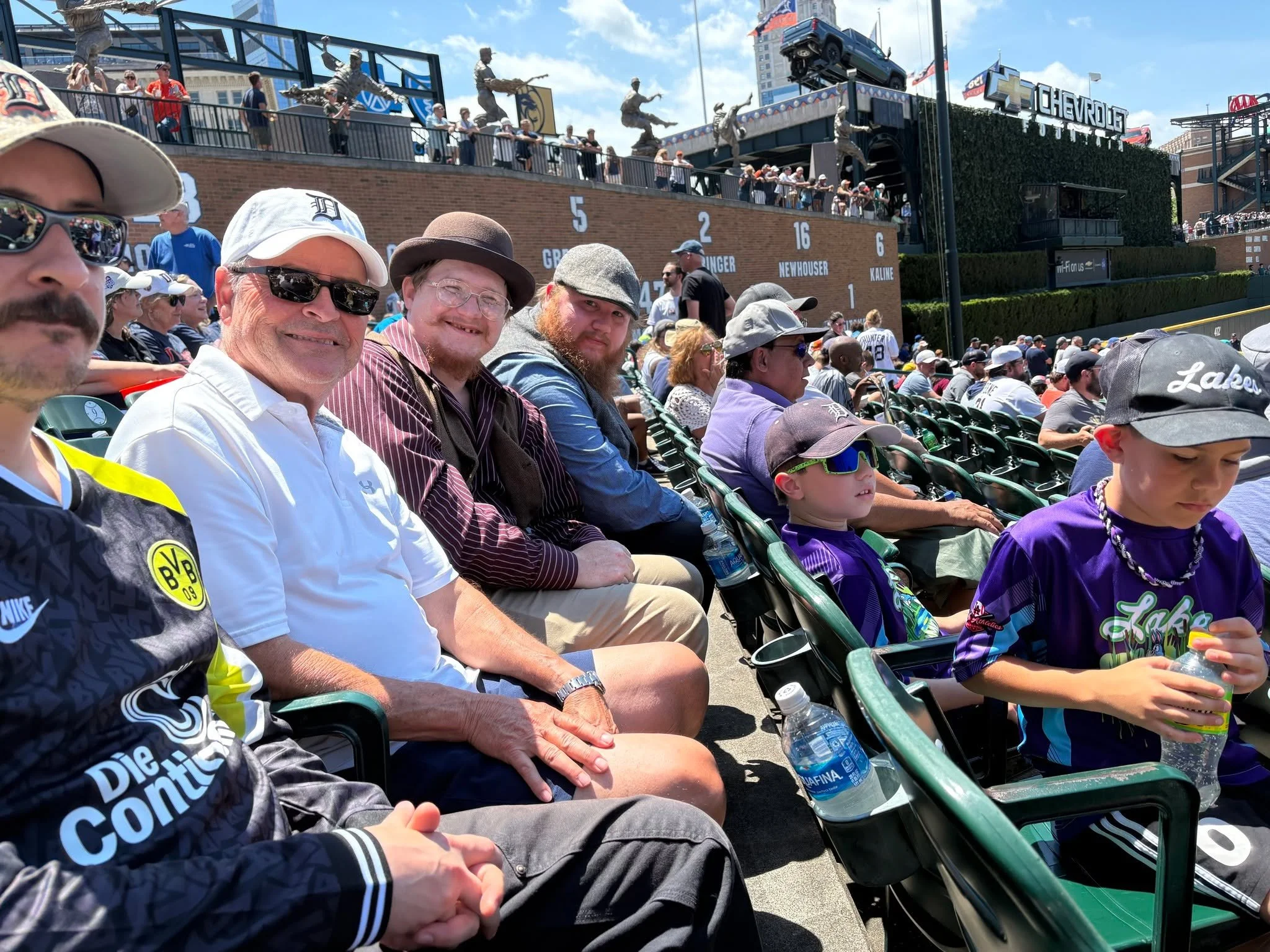 This past weekend, our Calvary Men had the chance to attend the Home Plate event at Comerica Park in Detroit. In the morning, they attended a special presentation where current and former Detroit Tigers players shared their testimonies and about how 