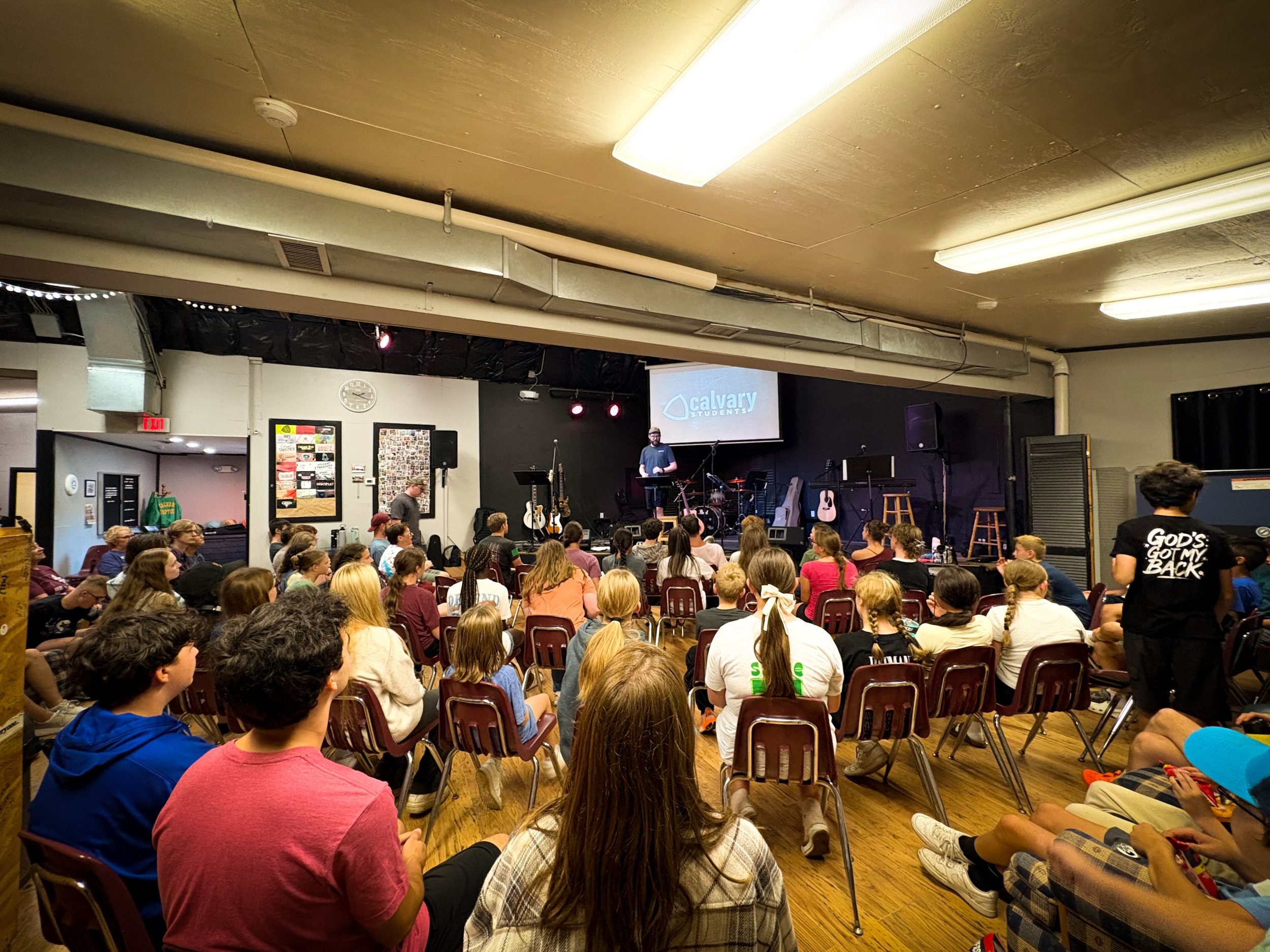 Tonight is our first regular Wednesday night of Fall!

6-8th grade will meet in the church building in Room 303 (please enter through the church building, we will only be using the back stairwell as an exit this year). 

Grades 9-12 meet in the Barn.