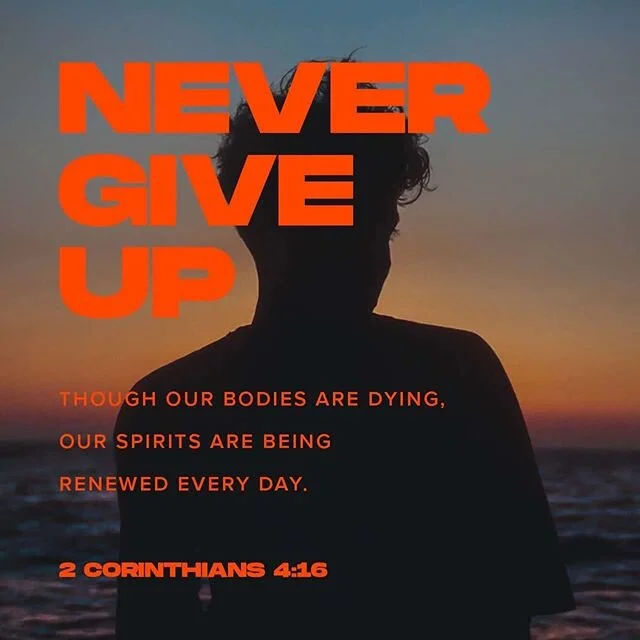 Today is a new day. A new day filled with God&rsquo;s mercy and grace. We pray you receive it. Do not give up! God&rsquo;s not done with you yet! &bull;
&bull;
#bibleapp #corinthians #bibleverse #bible #theword #nevergiveup #newday #worship #respond 
