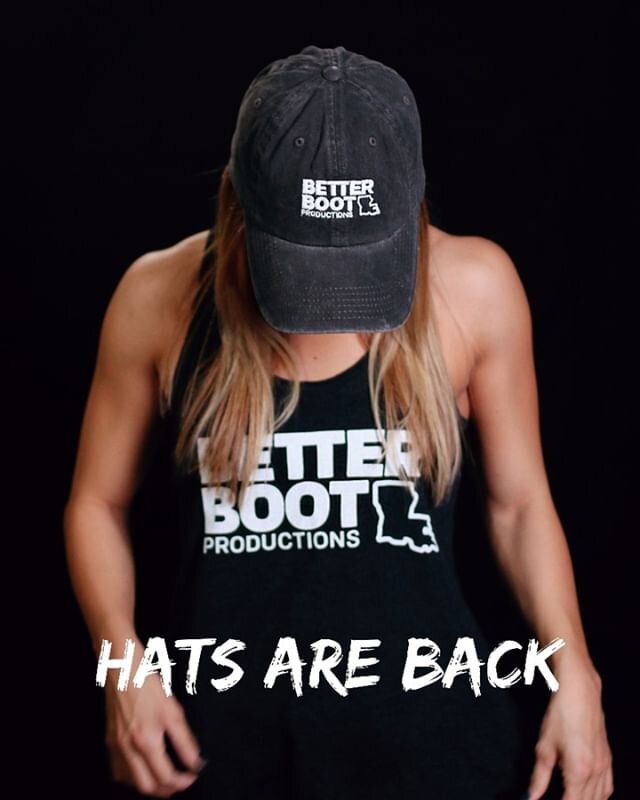 By popular demand we have a fresh shipment of Better Boot hats. We'll be restocking the store next week. #betterbootproductions