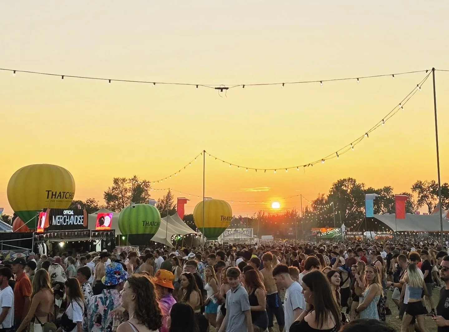 Sunsets at Truck Festival 🧡☀️