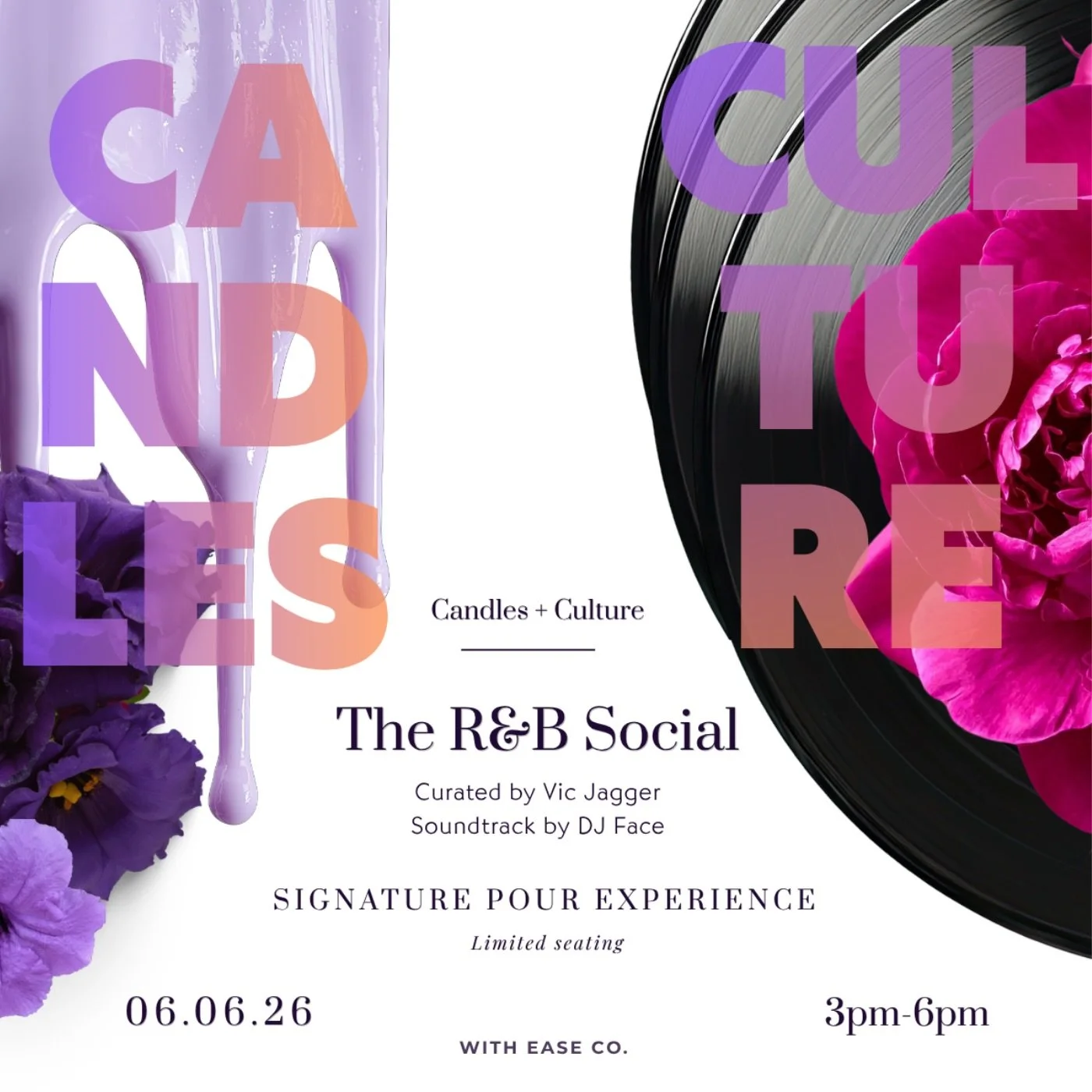 Early access is almost gone&hellip; don&rsquo;t wait to reserve your spot. ✨

Candles + Culture: The R&amp;B Social 🎶
06.06.26
3-6p

You said you wanted to do something different&hellip; this that.

Limited seating.
Link in bio.
&bull;
&bull;
&bull;