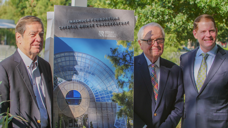 Myriad Gardens: Inasmuch Foundation makes lead gift to renovate Crystal Bridge