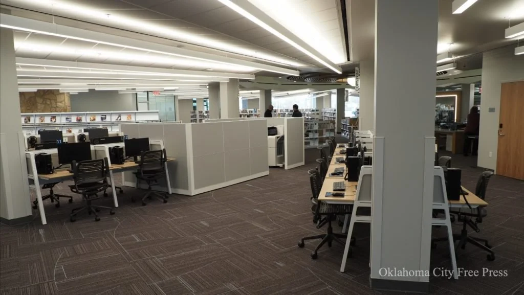 Oklahoma City Free Press: Belle Isle Library Set to Re-open with Striking Additions New Technology