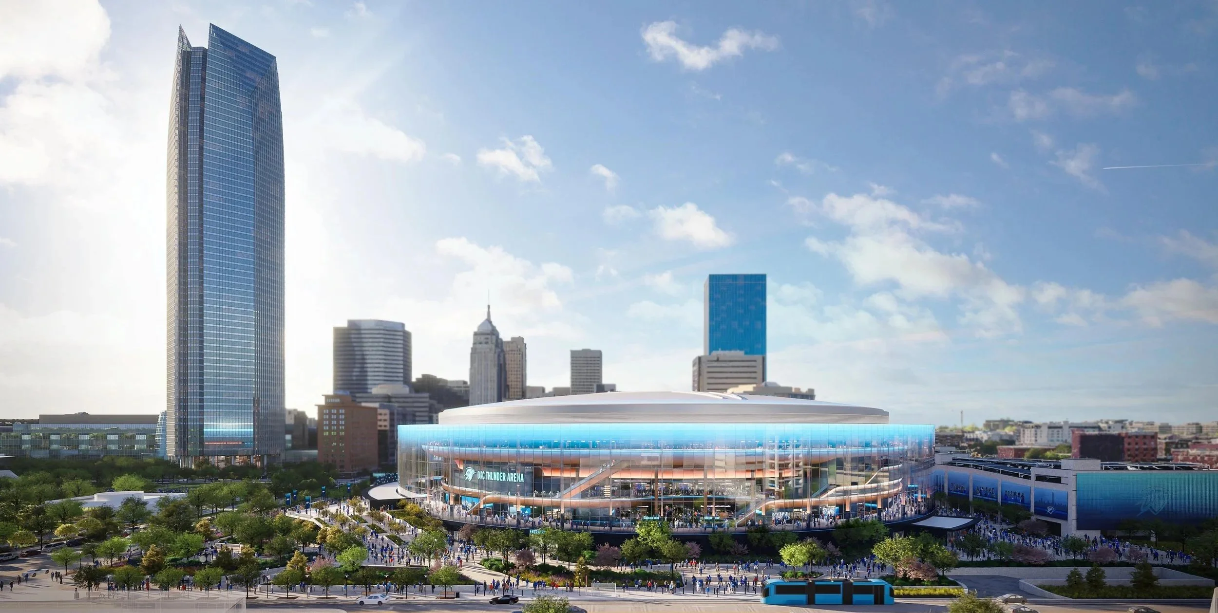 A render of the future Continental Coliseum, currently under construction