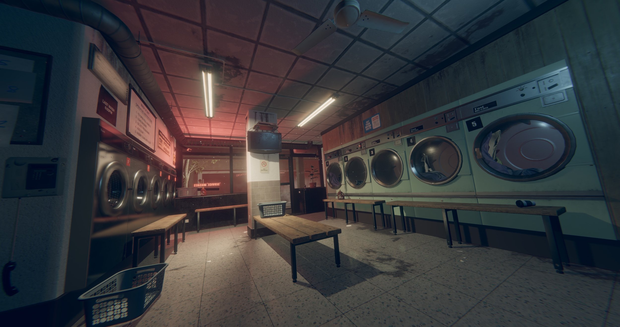 Totters Lane Laundrette, present day