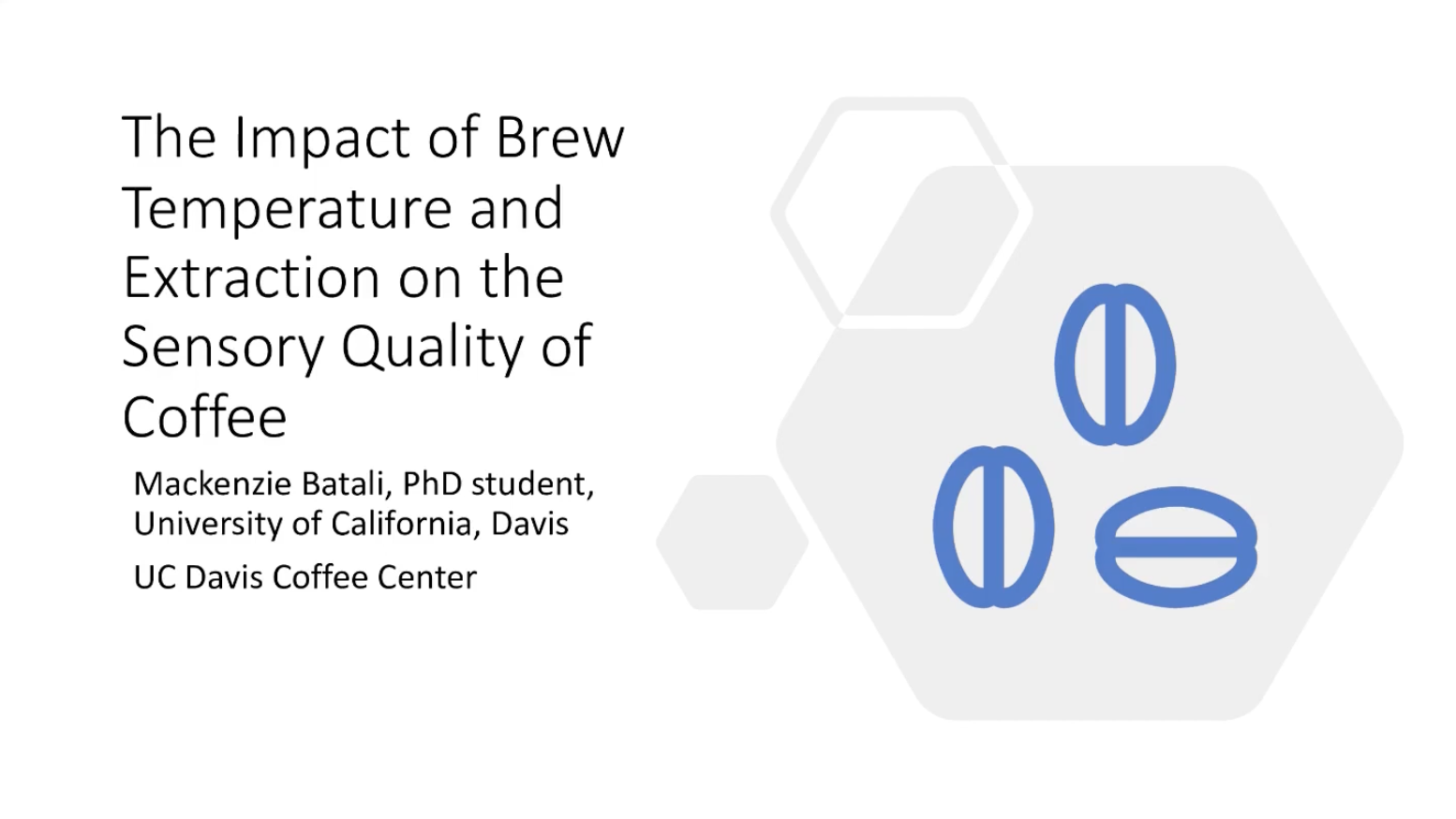 The Impact of Brew Temperature and Extraction on the Sensory Quality of Drip Brew Coffee