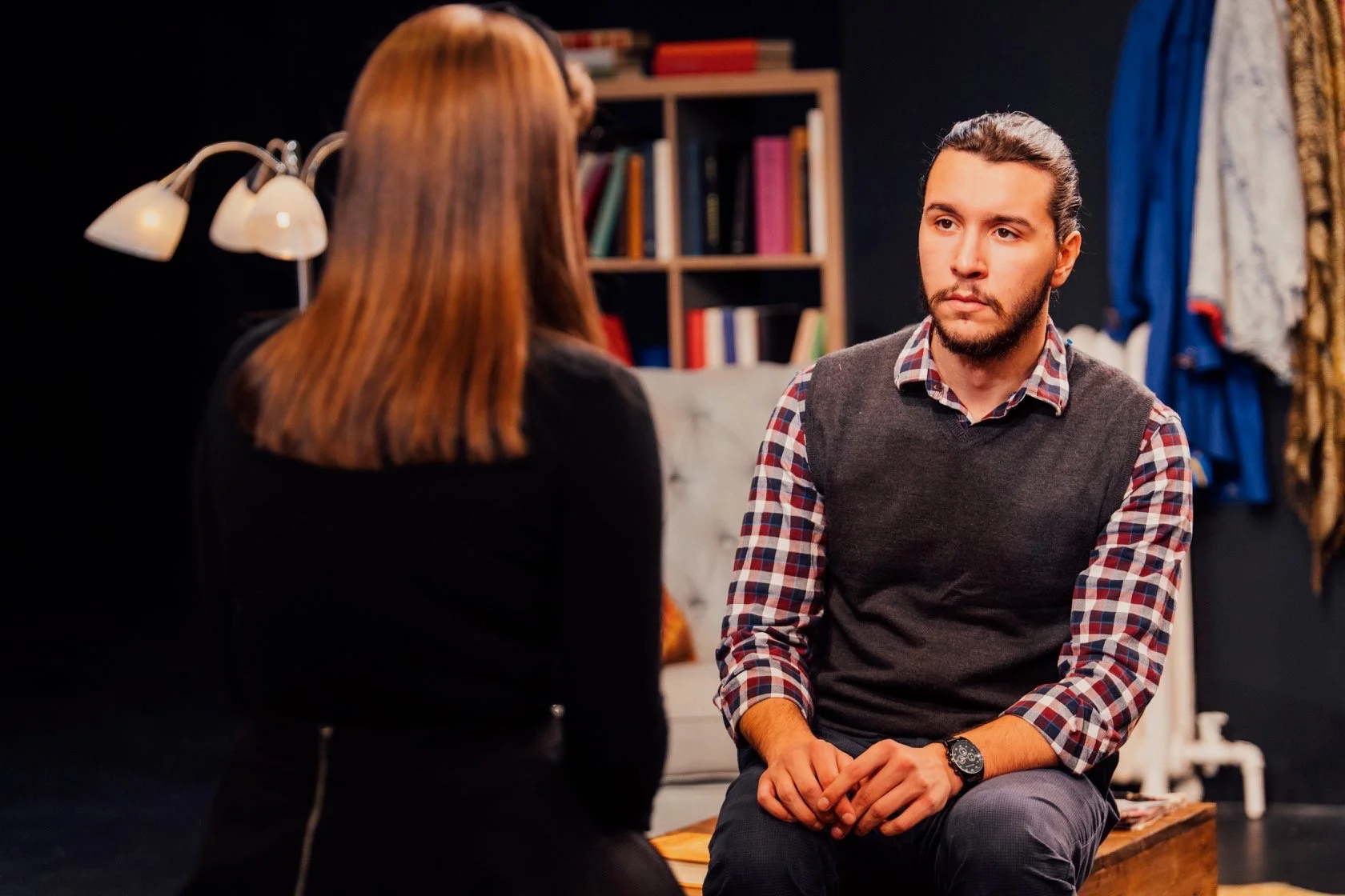  Stanley in Steve Yockey’s  Disassembly . Directed by Reggie D. White. Spring 2019. Photo by Marzio Fulfaro. 