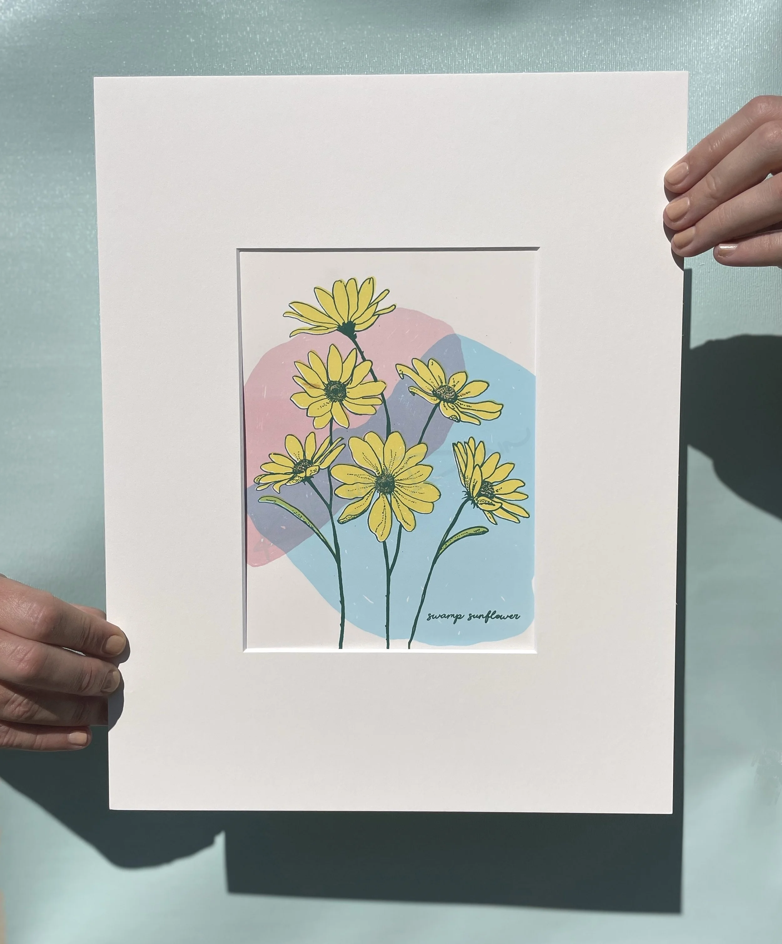 Swamp Sunflowers // Silk Screen