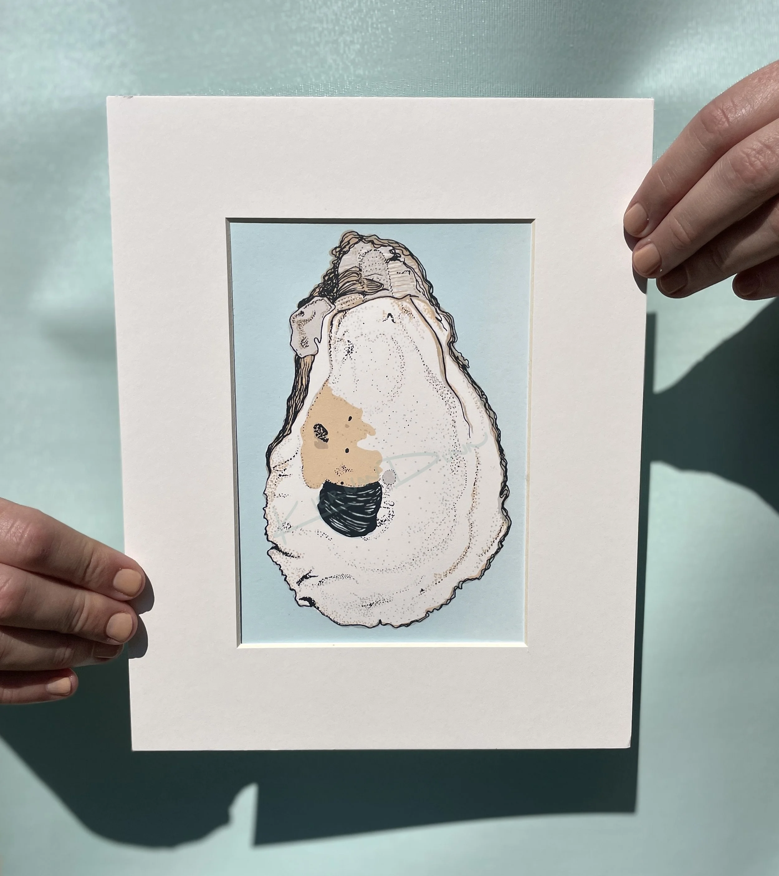 Small Oyster // silk screen