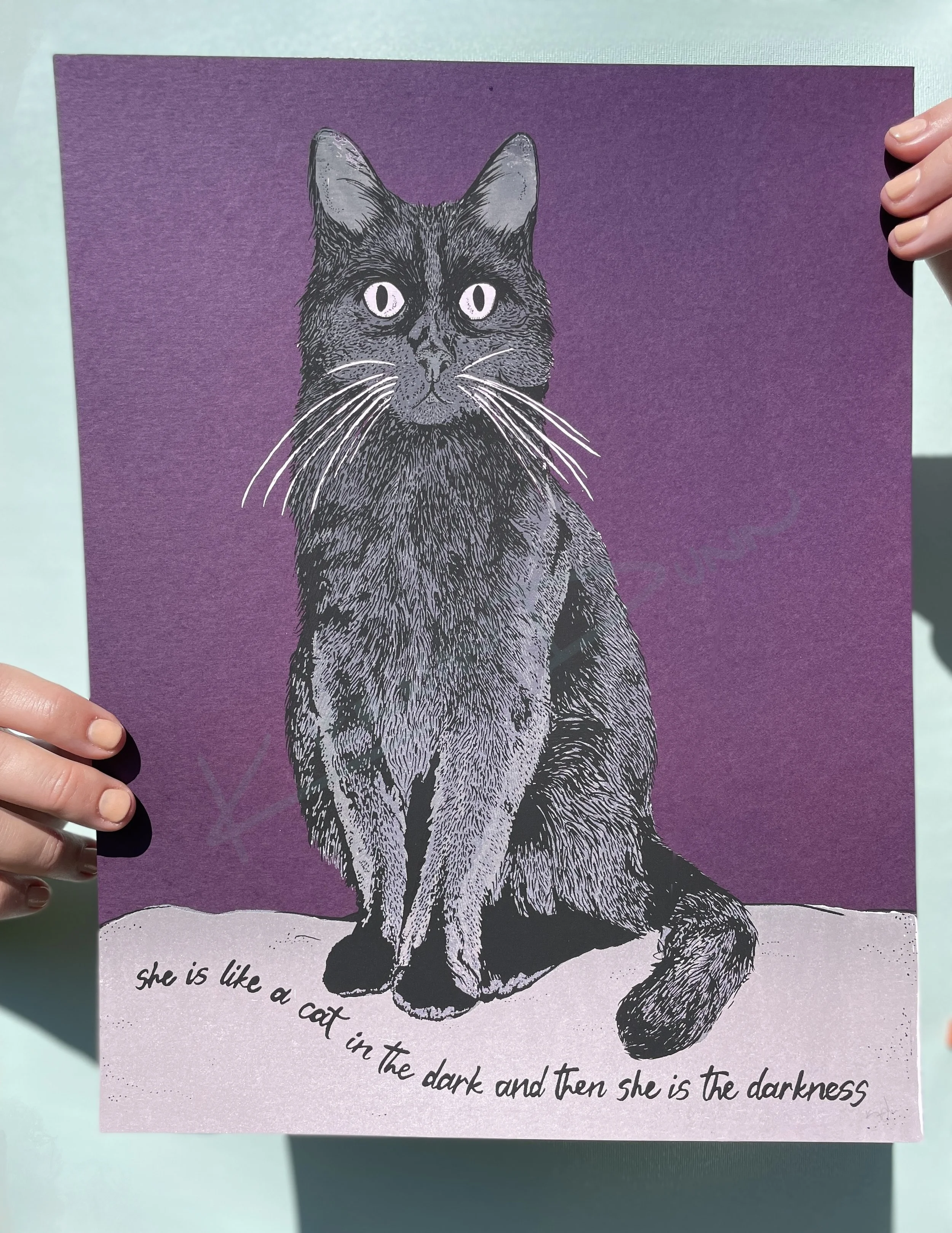 Black Cat // Silk Screen