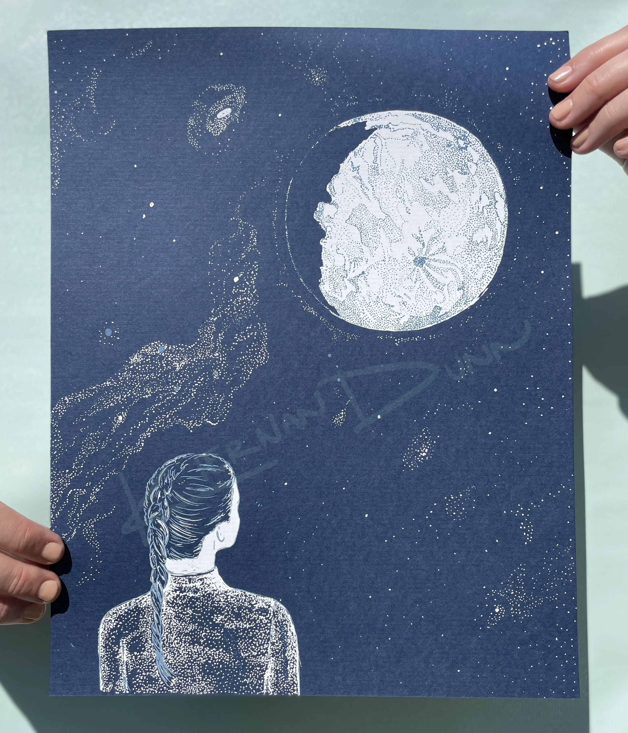 Moon Gaze // Silk Screen