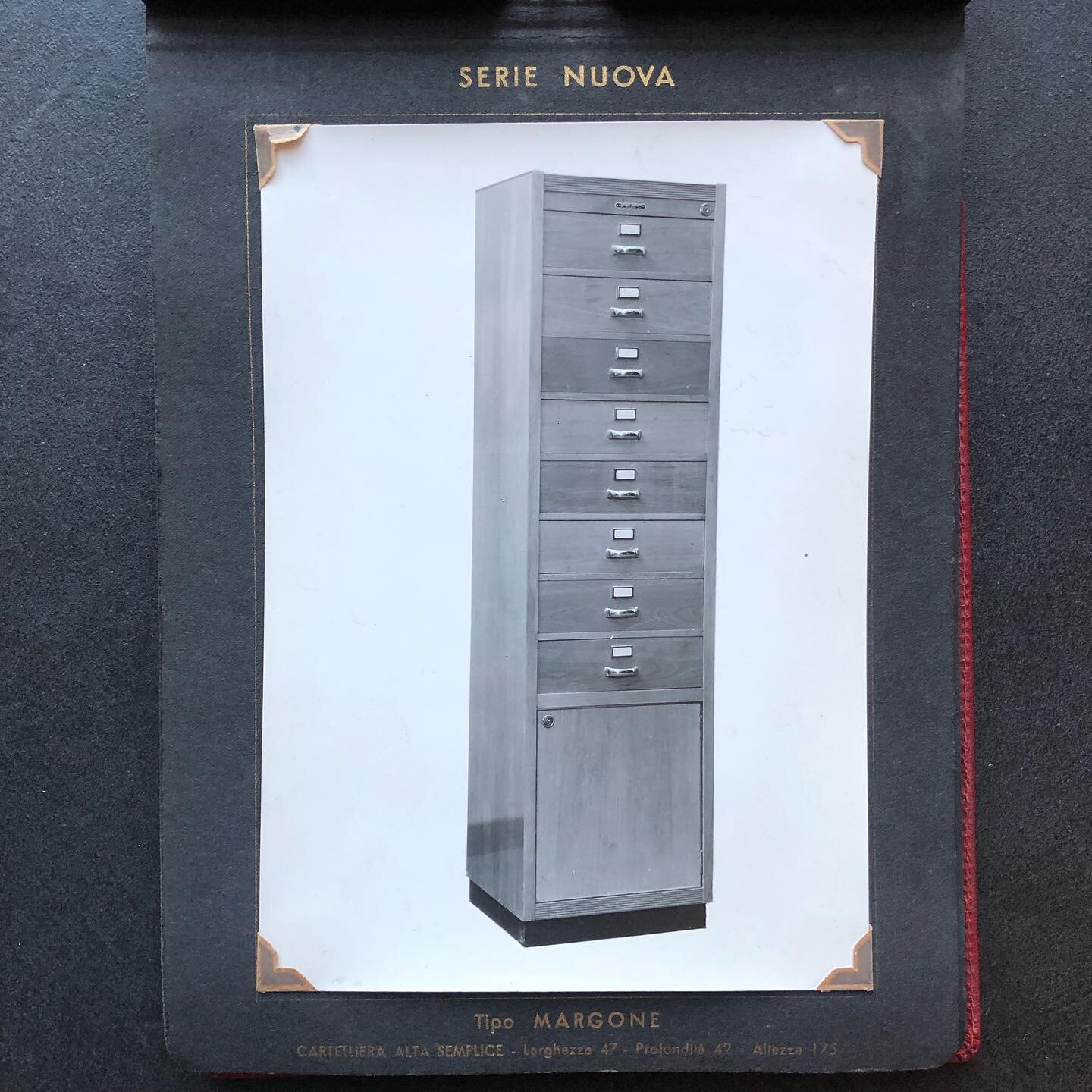 An exciting album with photo prints of cabinets found in Milan this week! #vernacularphotography #usefulphotography #photoalbum
