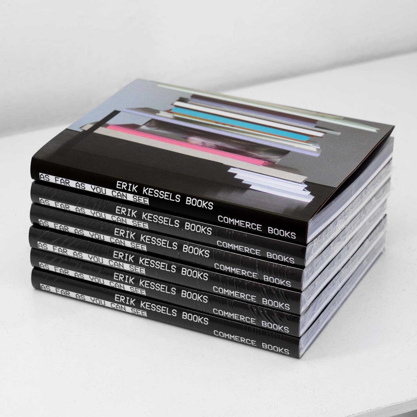 New publication AS FAR AS YOU CAN SEE on all 106 books made @erik.kessels now available on www.erikkessels.com/shop