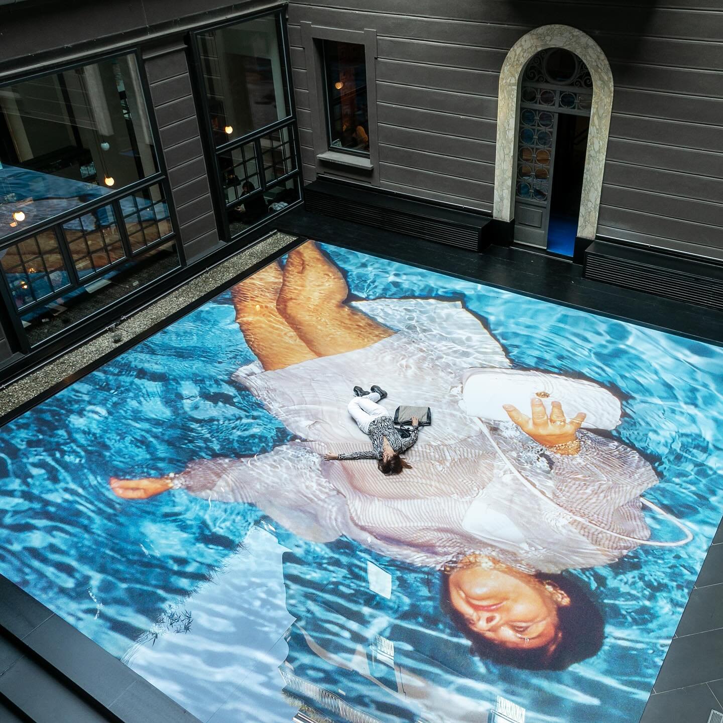 In almost every picture no. 11 (Fred and Valerie) outdoor installation now on show @senatohotelmilano  until March 26 @erik.kessels @claudiocomposti @miaphotofair @pierlomascolo