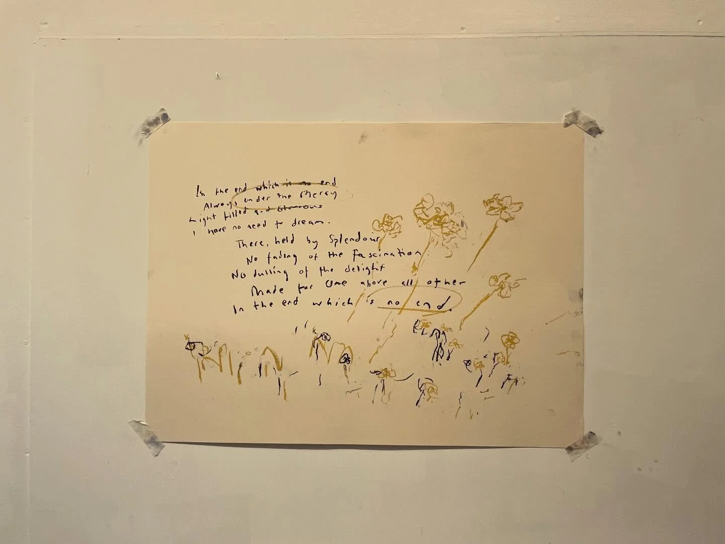 &ldquo;The End Which Is No End&rdquo;
Pastel on Paper 
56x76cm

In memory of dad - 16/12/21