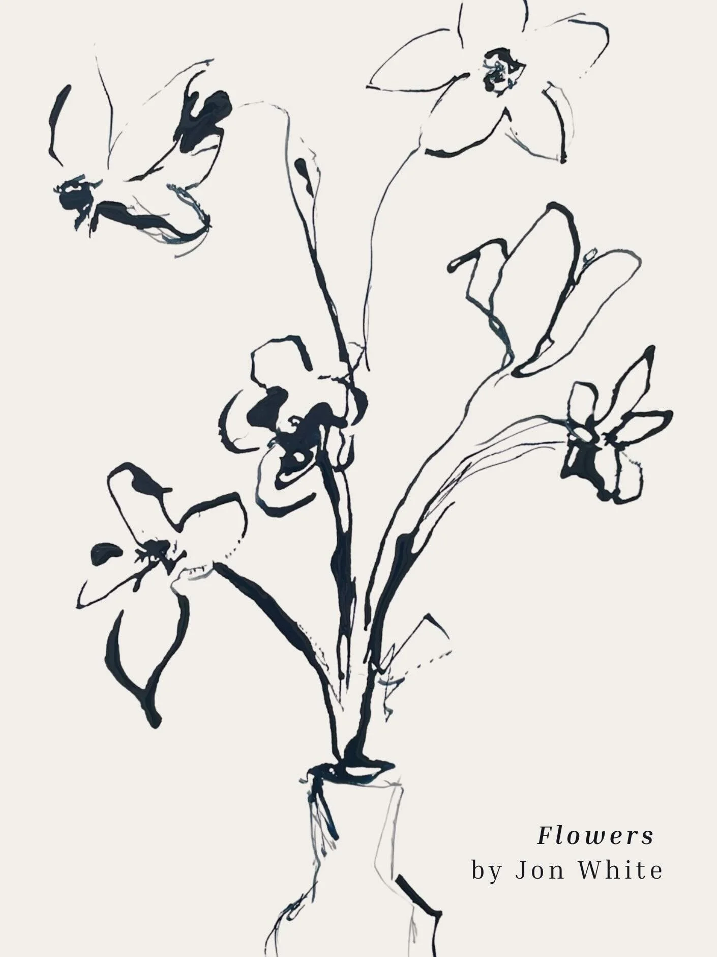 I&rsquo;m bringing out a small book of my recent flower sketches. Each drawing is paired with a quote by a variety of artists, poets and mystics, relating to what I believe are two antidotes to an anxious world - contemplation and community. Or more 