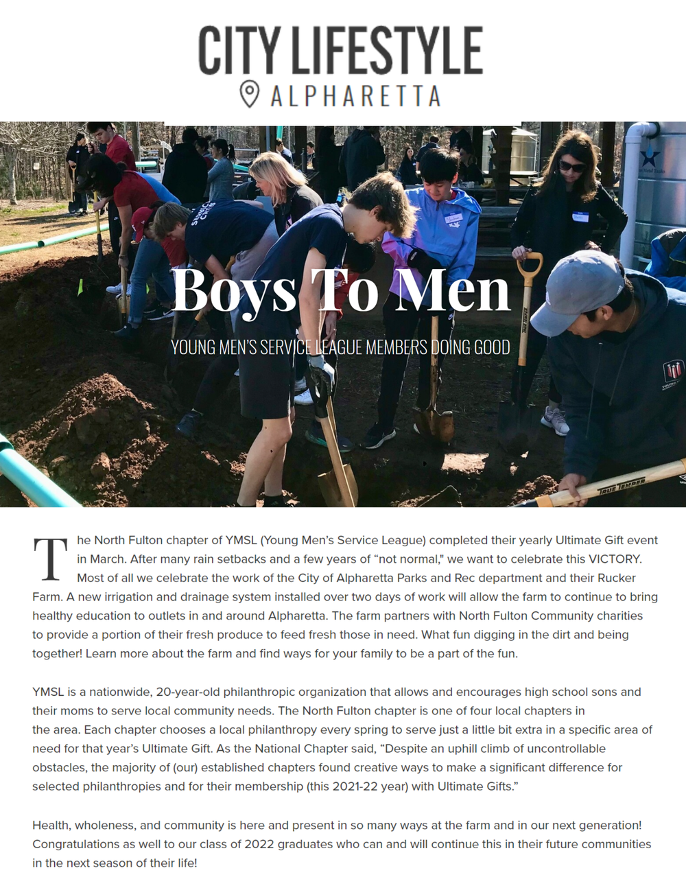 Join Us — Young Men's Service League
