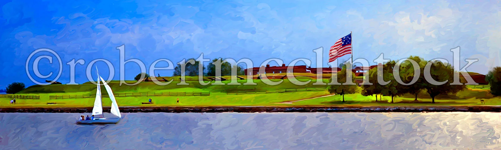 “FLAG OVER THE FORT” - FT. MCHENRY — RobertMcClintock.com