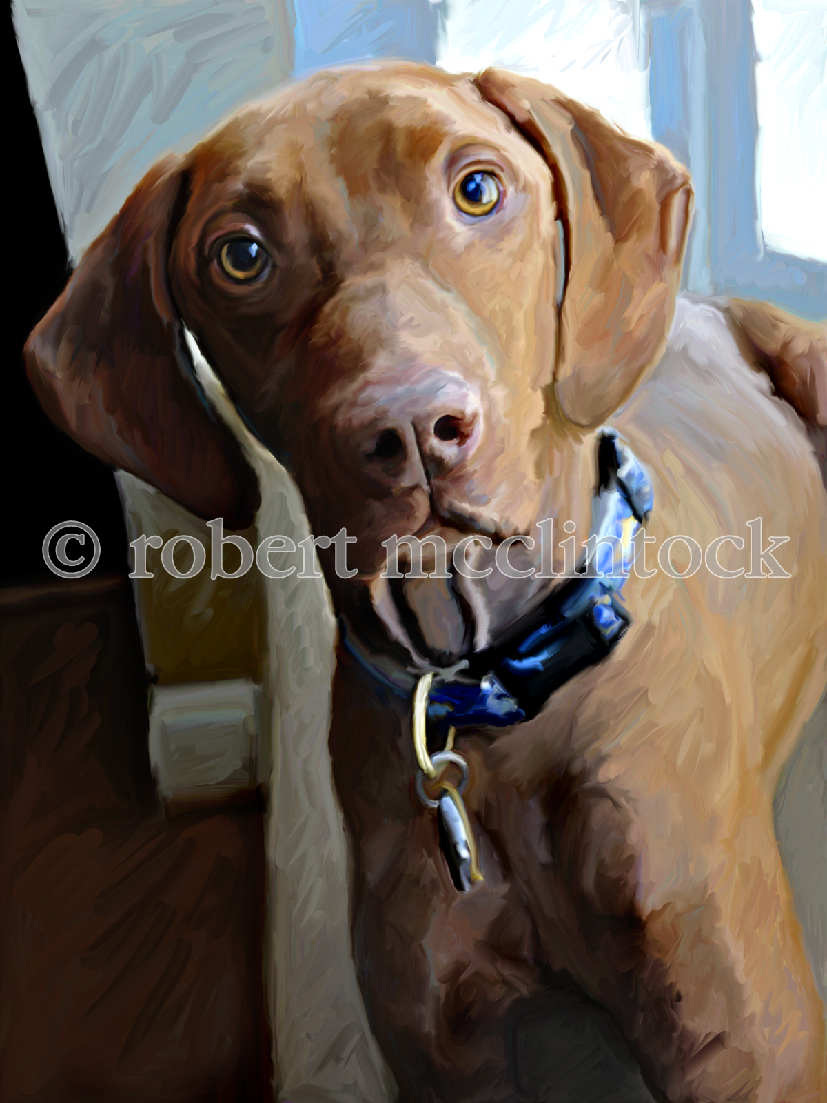 robert mcclintock dog paintings