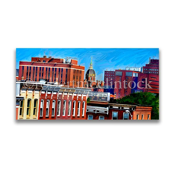 "HOPKINS FROM BUTCHERS HILL" - JOHNS HOPKINS