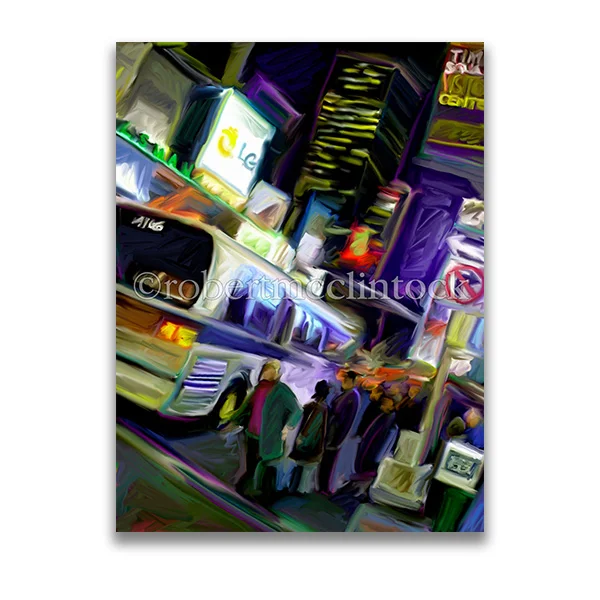 "BUS STOP" - NEW YORK CITY