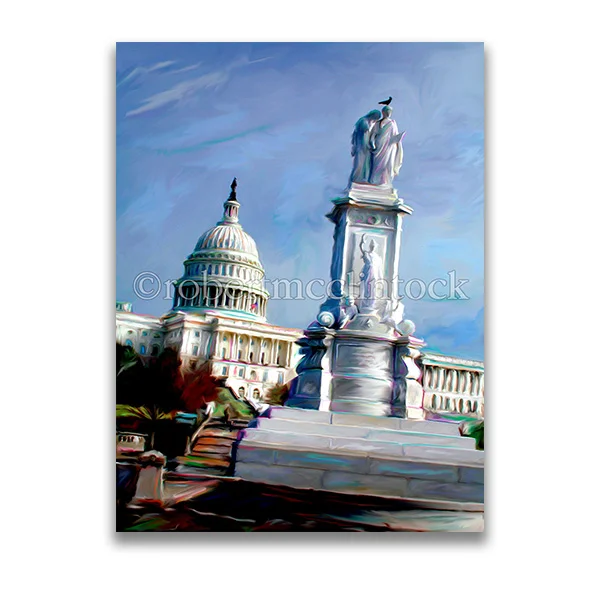 "CAPITOL VIEW STATUE" - WASHINGTON, DC