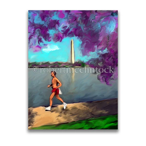 "CHERRY BLOSSOM RUNNER" - WASHINGTON, DC