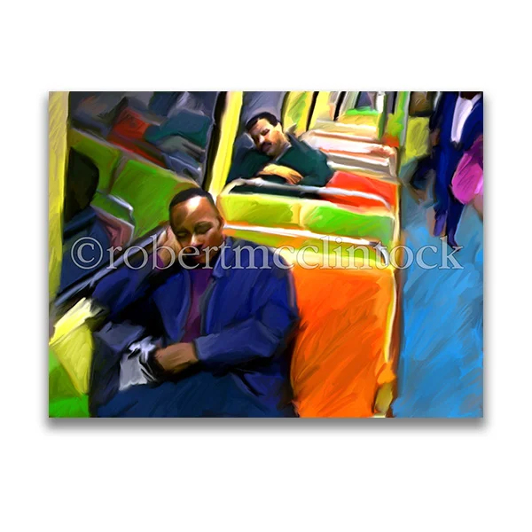 "2 MEN SLEEPING" - METRO SERIES