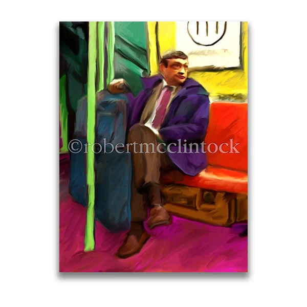 "MAN LOOKING" - METRO SERIES