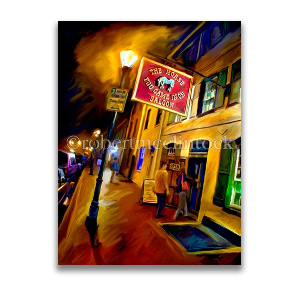 "HORSE YOU CAME IN ON SALOON" - FELL'S POINT