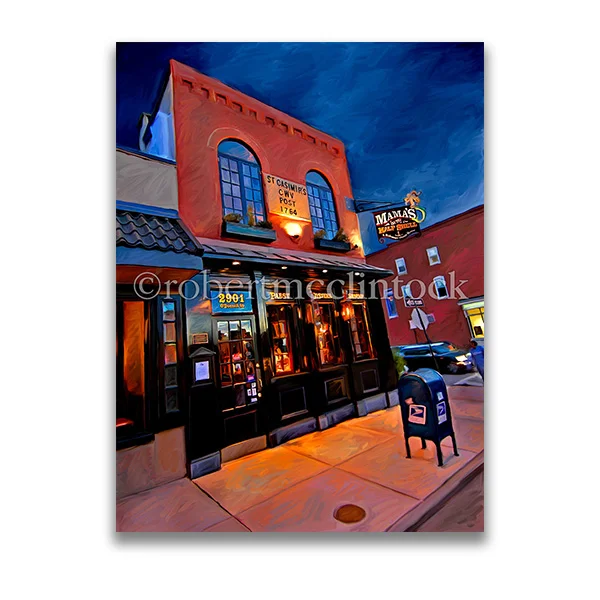 "MAMA'S ON THE HALF SHELL" - CANTON