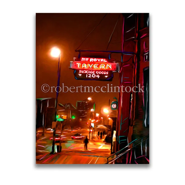 "MOUNT ROYAL TAVERN" - BOLTON HILL