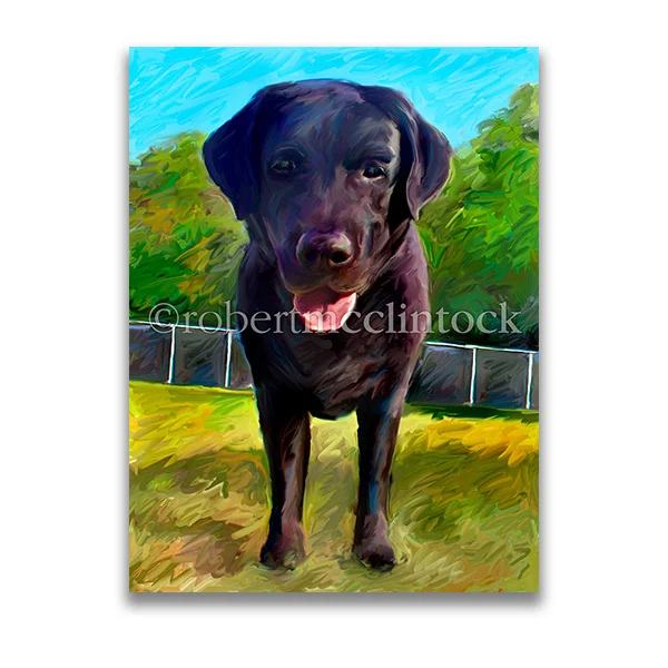 "DEEP THOUGHTS" - BLACK LAB