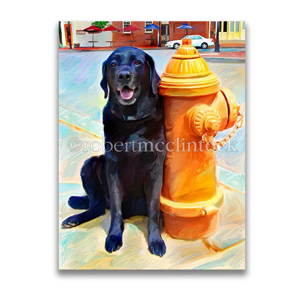 "BEST OF FRIENDS" - BLACK LAB