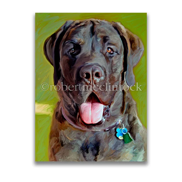 "MY HAPPY FACE" - ENGLISH MASTIFF