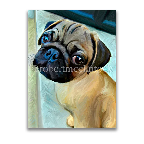 "BABY PUGLET" - PUG