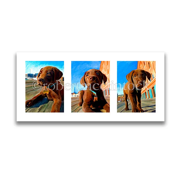 "3 TIMES THE CHOCOLATE" - TRIPTYCH
