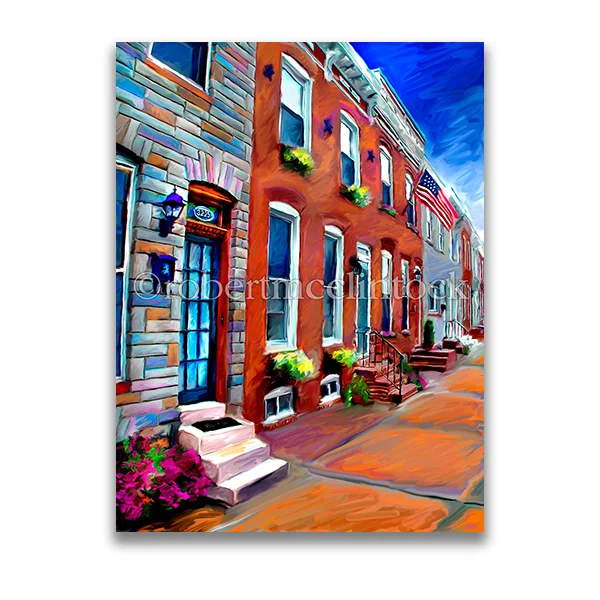 "BALTIMORE ROWS" - CANTON